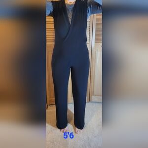 Elegant Black Jumper with Lace Detail